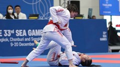 Jujitsu giành tấm huy chương đầu tiên cho Đoàn Thể thao Việt Nam tại SEA Games 33