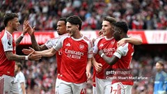 Arsenal thắng đậm Fulham, gây sức ép lớn lên Man City