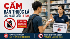 Bán thuốc lá cho trẻ vị thành niên bị phạt tới 5 triệu đồng