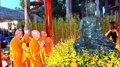 Khánh thành Đền thờ tôn tượng Phật hoàng Trần Nhân Tông tại Cần Thơ