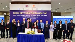 Vingroup và Viện Hàn lâm Khoa học và Công nghệ Việt Nam hợp tác phát triển công nghệ mũi nhọn