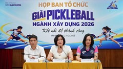500 vận động viên tranh tài tại Giải Pickleball ngành Xây dựng 2026