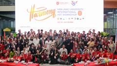 Họa sĩ đến từ 9 quốc gia tham gia Trại sáng tác quốc tế mỹ thuật năm 2024