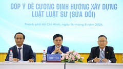 Góp ý về định hướng xây dựng Luật Luật sư (sửa đổi) 