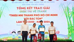 Hơn 500 thí sinh tham gia cuộc thi vẽ tranh  “Thiếu nhi TP.HCM với Bác Tôn” năm 2024