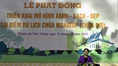 Phát động triển khai mô hình xanh-sạch-đẹp tại điểm du lịch chùa Dơi