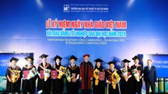 Trường ĐH Mỹ thuật TP.HCM kỷ niệm 20.11 và trao bằng tốt nghiệp sau đại học 