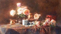 Triển lãm “Nắng phủ mùa hoa”: Những gam màu nhuốm thăng trầm của thời gian