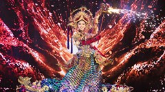 Hoa hậu Yến Nhi mang nghệ thuật múa rối nước đến Miss Grand International 2025