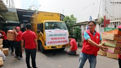TP.HCM gửi hơn 23 tấn hàng cứu trợ khẩn cấp đến Thái Nguyên, Bắc Ninh