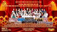 Chương trình nghệ thuật 'Dưới ánh sáng quang vinh' chúc mừng thành công Đại hội đại biểu Đảng bộ TP.HCM