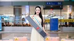 Hoa hậu Kiều Duy sang Nhật Bản thi Miss International 2025