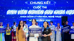 Nhiều góc nhìn văn hóa mới tại cuộc thi sinh viên nghiên cứu khoa học
