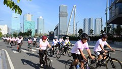 Đạp xe hữu nghị Việt Nam – Nhật Bản lan tỏa thông điệp sống xanh