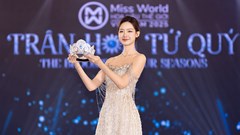 Vương miện Miss World Vietnam 2025 đính 3.368 viên đá quý