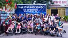 Thí sinh “Nét đẹp sinh viên” VHS 2026 lan tỏa yêu thương qua hoạt động thiện nguyện