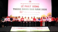 Hội Chữ thập đỏ TP.HCM phát động Tháng Nhân đạo 2026