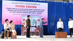 Sân khấu hóa tuyên truyền phòng, chống bạo lực gia đình trong trường học