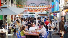 “Hội hè phố thị” khuấy động Đường Sách TP.HCM