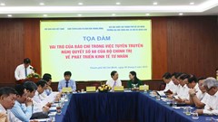 Báo chí phải đi trước, mở đường đưa Nghị quyết 68 “thấm” vào cuộc sống