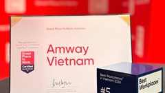 Amway Việt Nam hai năm liên tiếp đứng Top Nơi làm việc xuất sắc hàng đầu Việt Nam