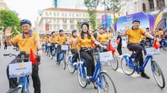 Hơn 1.500 người cùng đạp xe, lan tỏa tinh thần du lịch thể thao