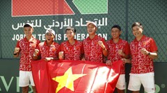 Đội tuyển quần vợt Việt Nam thắng trận thứ hai tại Davis Cup nhóm III