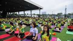 Sôi động Ngày Quốc tế Yoga lần thứ 10 năm 2024 tại Bình Dương
