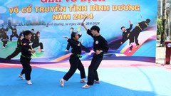 Hơn 100 VĐV tham dự Giải vô địch võ cổ truyền tỉnh Bình Dương 2024