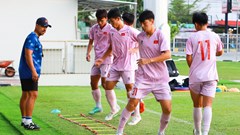 U16 Việt Nam tích cực chuẩn bị cho trận bán kết giải Đông Nam Á