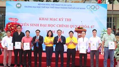 Trường ĐH TDTT TP.HCM khai mạc Kỳ thi tuyển sinh đại học chính quy khóa 47 năm 2024