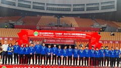 Tuyển Futsal nữ Việt Nam giành ngôi á quân giải quốc tế tại Trung Quốc