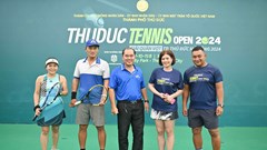 Gần 400 VĐV tham dự Giải quần vợt Thành phố Thủ Đức mở rộng 2024