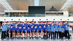 U22 Việt Nam lên đường dự giải giao hữu quốc tế tại Trung Quốc