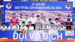 Thái Sơn Bắc vô địch Giải Futsal U20 quốc gia 2024