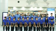 Tuyển Futsal nữ Việt Nam lên đường dự giải quốc tế ở Thái Lan