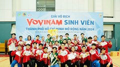 Trường Đại học TDTT TP.HCM nhất toàn đoàn Giải Vovinam sinh viên TP.HCM mở rộng 2024