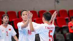 Tuyển Futsal nữ Việt Nam thắng đậm Indonesia