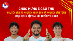 Tuyển Việt Nam bổ sung thêm 3 cầu thủ của Nam Định, chuẩn bị cho ASEAN Cup 2024
