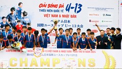 Giải bóng đá quốc tế U13 Việt Nam – Nhật Bản 2024 thành công tốt đẹp