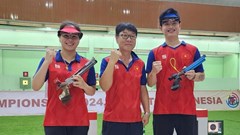 Quang Huy, Thu Vinh tiếp tục mang huy chương về cho bắn súng Việt Nam tại giải châu Á