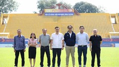 Đại diện AFC khảo sát sân Bình Dương trước trận đấu của tuyển Việt Nam tại vòng loại Asian Cup 2027
