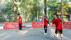 Gần 100 VĐV tham dự Giải vô địch bi sắt tỉnh Bình Dương 2025