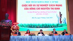Tôn vinh và biết ơn những cống hiến to lớn của nữ tướng Nguyễn Thị Định