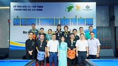 Xác định các thứ hạng tại Giải Billiards & Snooker A1 TP.HCM năm 2025