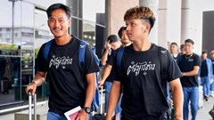 Đội tuyển Campuchia đã đến Bình Dương, chuẩn bị cho trận giao hữu với tuyển Việt Nam