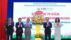 Trường Đại học TDTT TP.HCM tổ chức gặp mặt nhân kỷ niệm 79 năm Ngày Thể thao Việt Nam