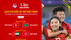 Lịch thi đấu của tuyển bóng đá nữ Việt Nam tại vòng loại châu Á 2026