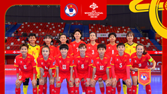 Đội tuyển Futsal nữ Việt Nam vào tứ kết giải châu Á với ngôi nhất bảng