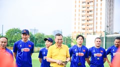Lãnh đạo VFF gặp gỡ, động viên tinh thần đội tuyển Việt Nam và U22 quốc gia